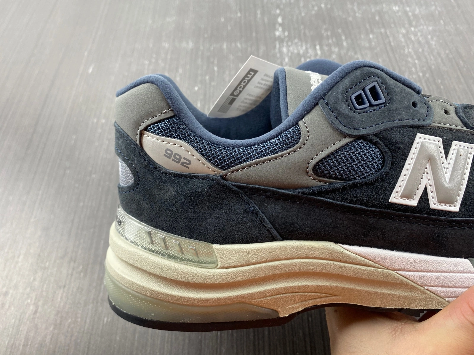 New Balance 992 Navy Grey M992GG Modern 2496