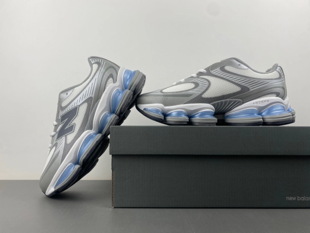 New Balance Abzorb 2000 White Grey Blue U2000AA ZeroBulk 2360