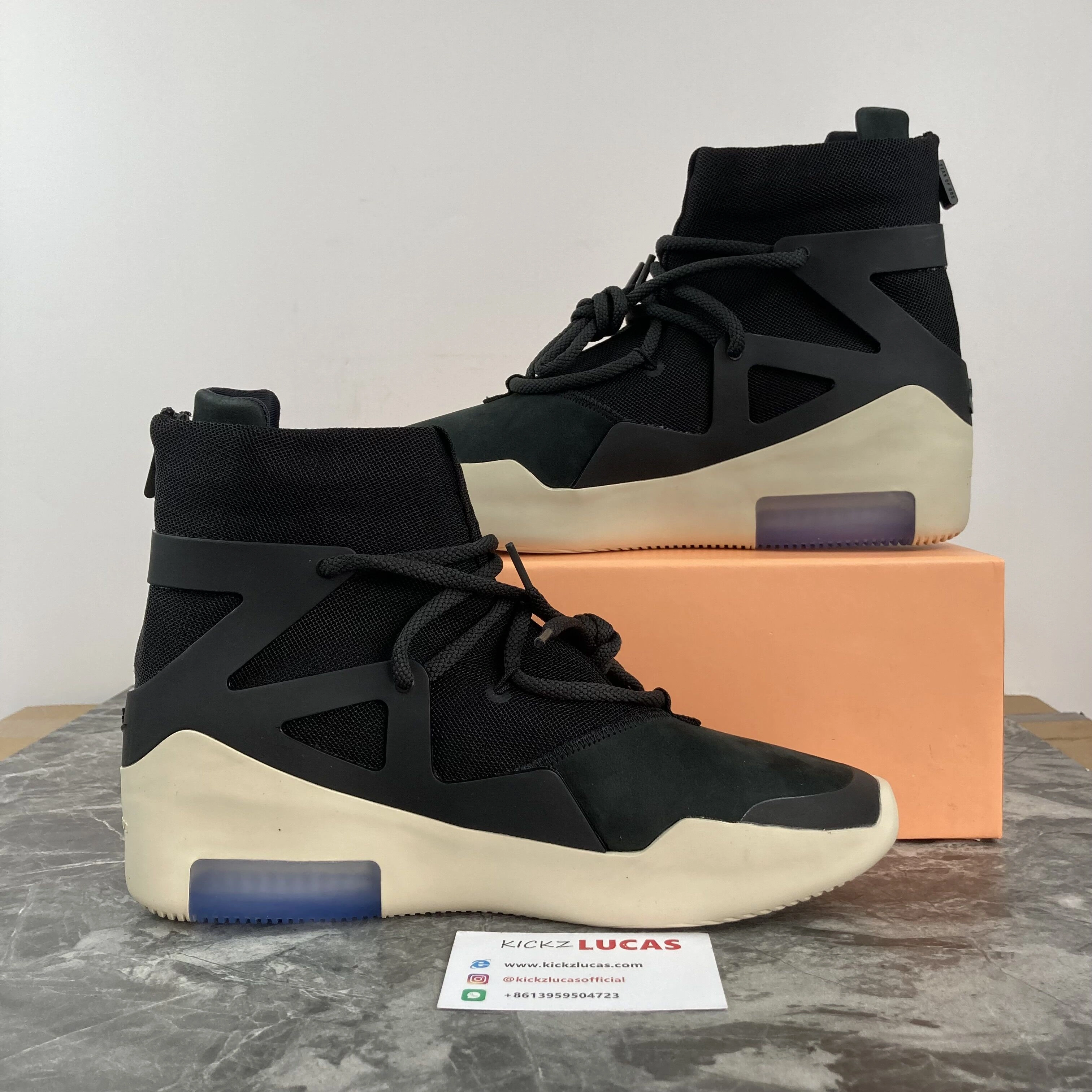 Nike Air Fear Of God 1 black Compact 1310