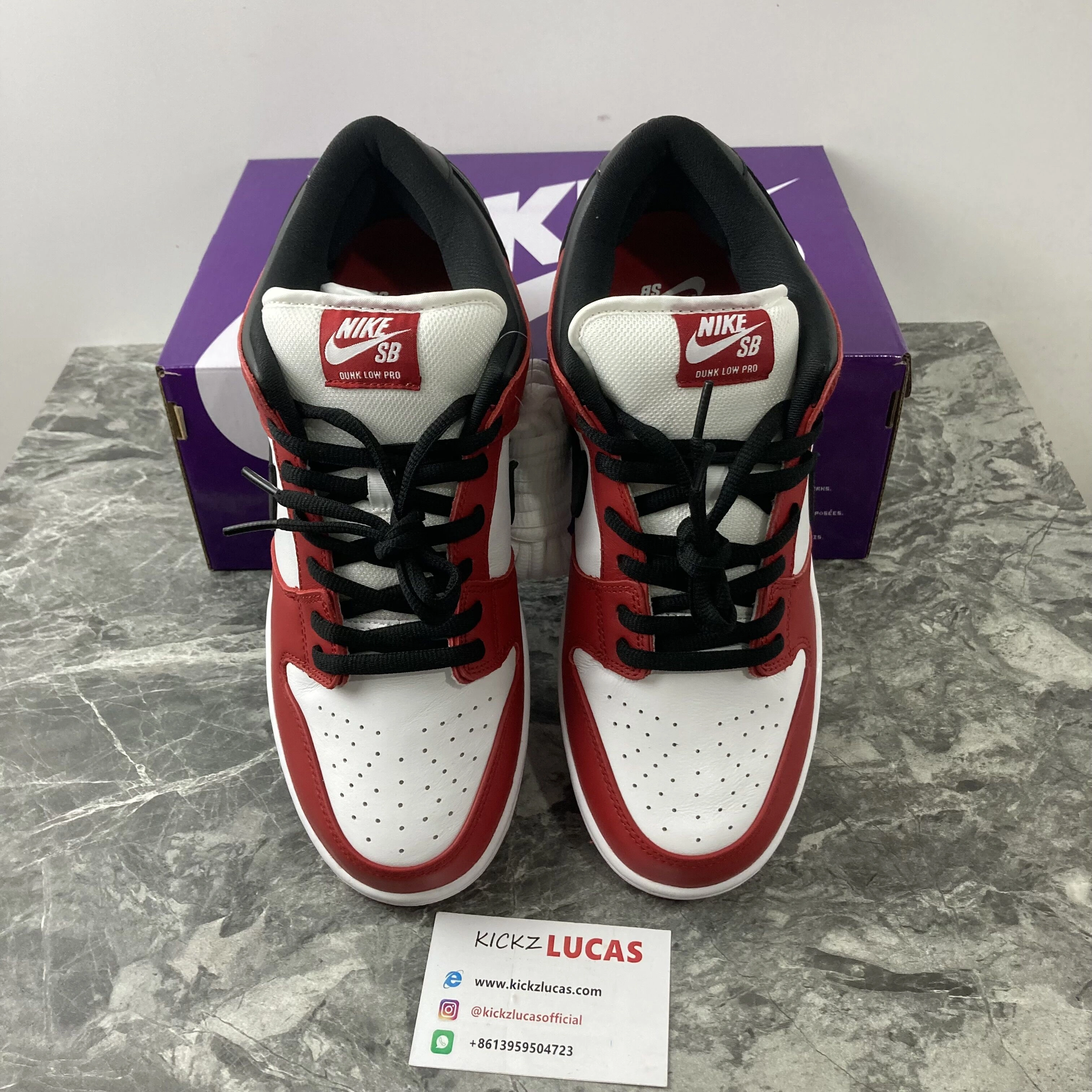 Nike Dunk SB Low “Chicago” BQ6817- Upgraded 519