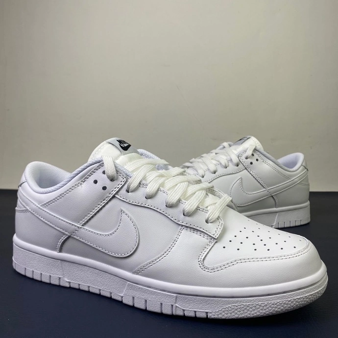 Sleek Nike Dunk SB Low Triple White DD1503- 541