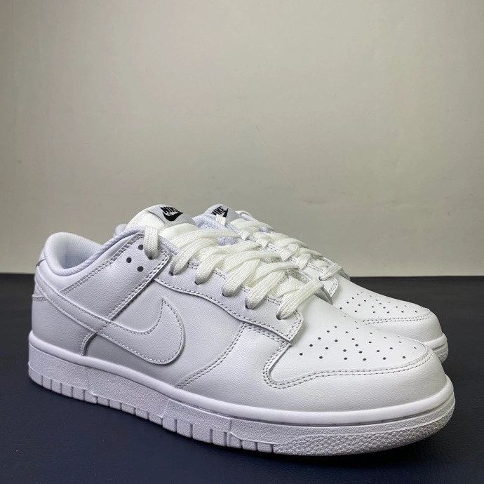 Sleek Nike Dunk SB Low Triple White DD1503- 541