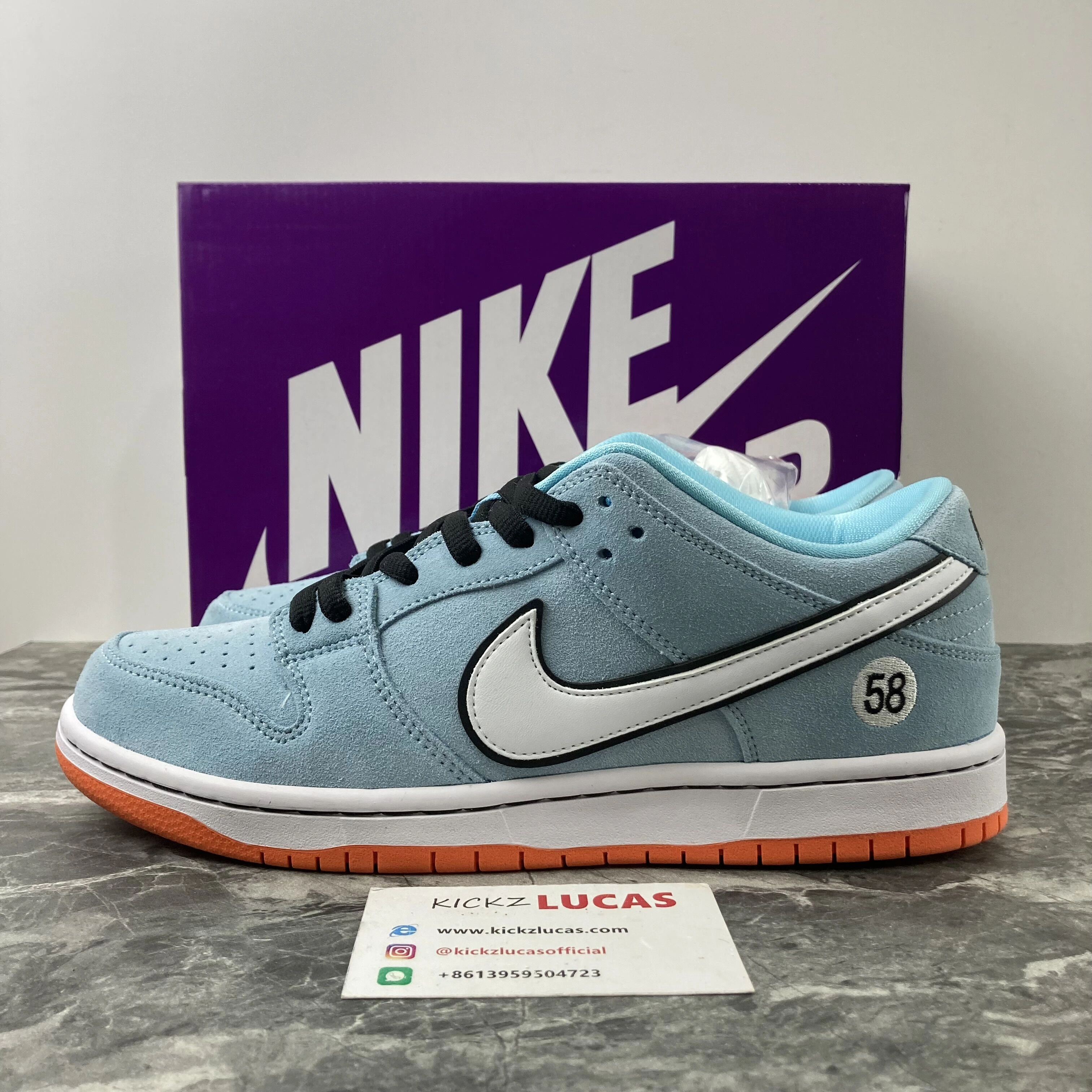 FlexibleFit Nike SB Dunk Low Pro Club 58 Gulf x WE CLUB 58 BQ6817- 641