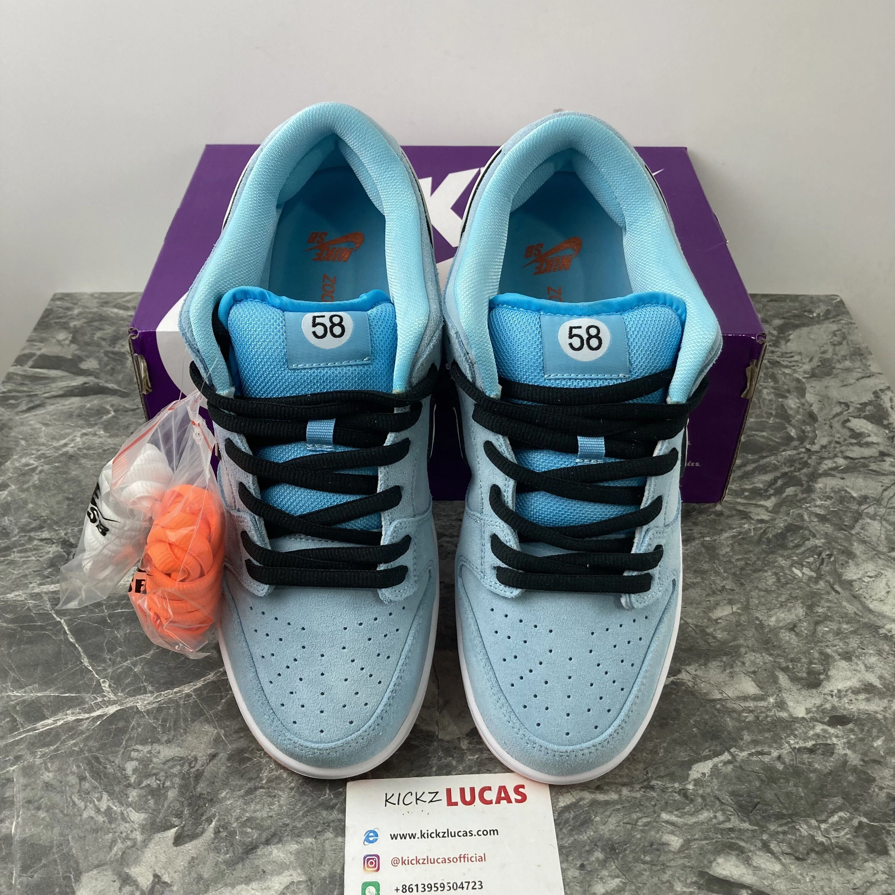 FlexibleFit Nike SB Dunk Low Pro Club 58 Gulf x WE CLUB 58 BQ6817- 641