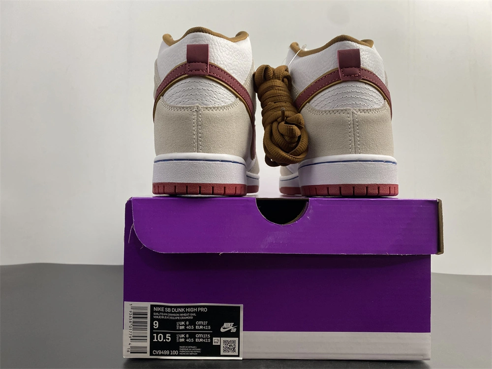 Nike SB Dunk high Team Crimson CV9499- ZeroBulk 542