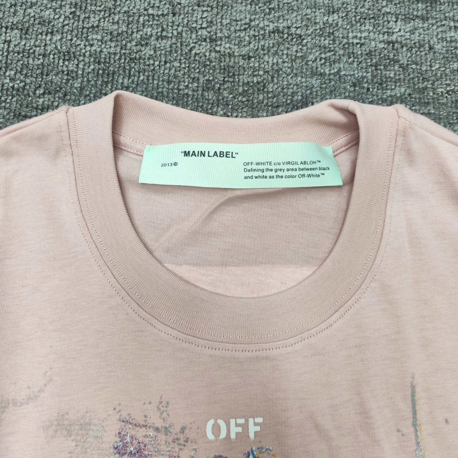 O*FF-W*HITE T-Shirt Top Quality SONE 20240803- Snug 11815