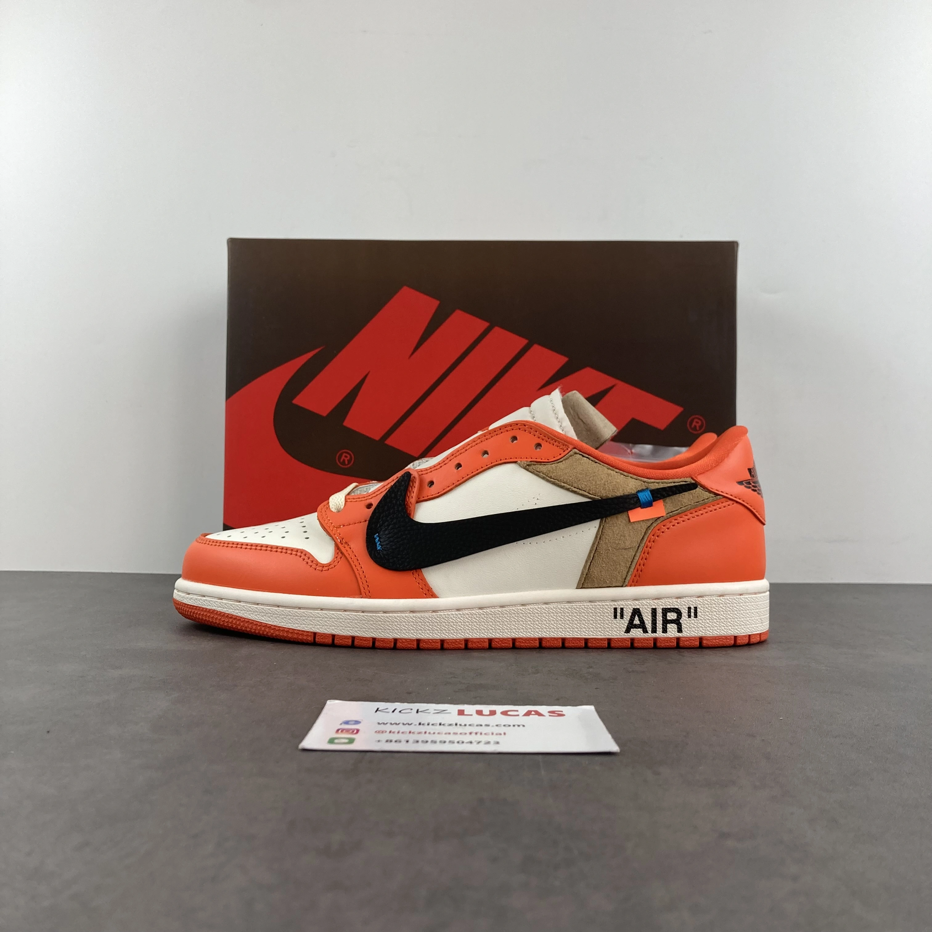 Casual OFF-WHITE x Air Jordan 1 Low Starfish CZ0790- 1535