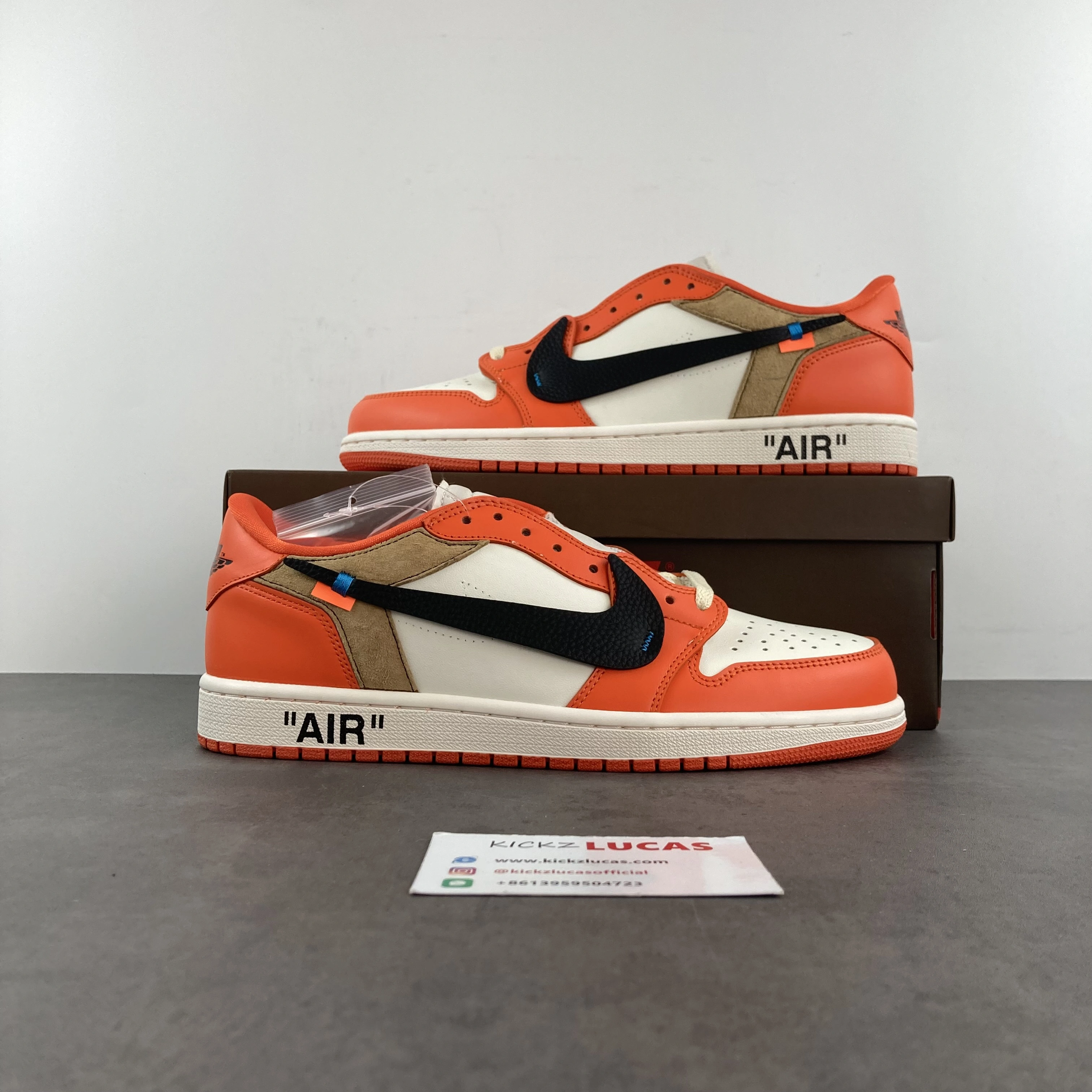 Casual OFF-WHITE x Air Jordan 1 Low Starfish CZ0790- 1535