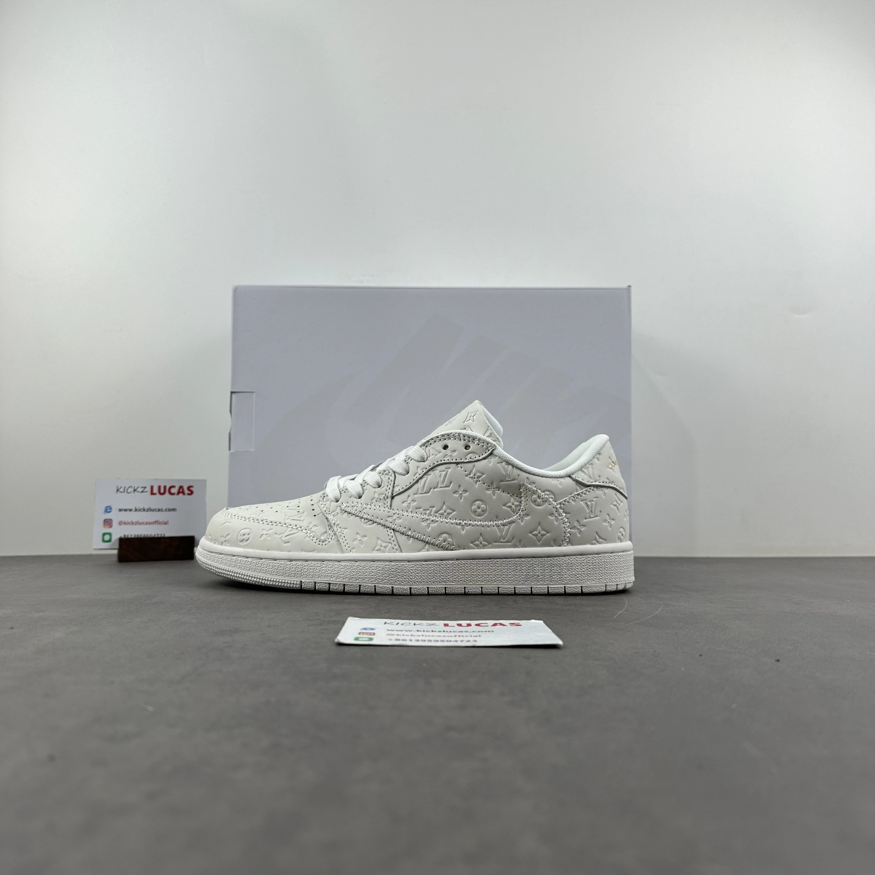 OFF-WHITE x Travis Scott x Air Jordan 1 L*V White DM7890- Reliable 1418