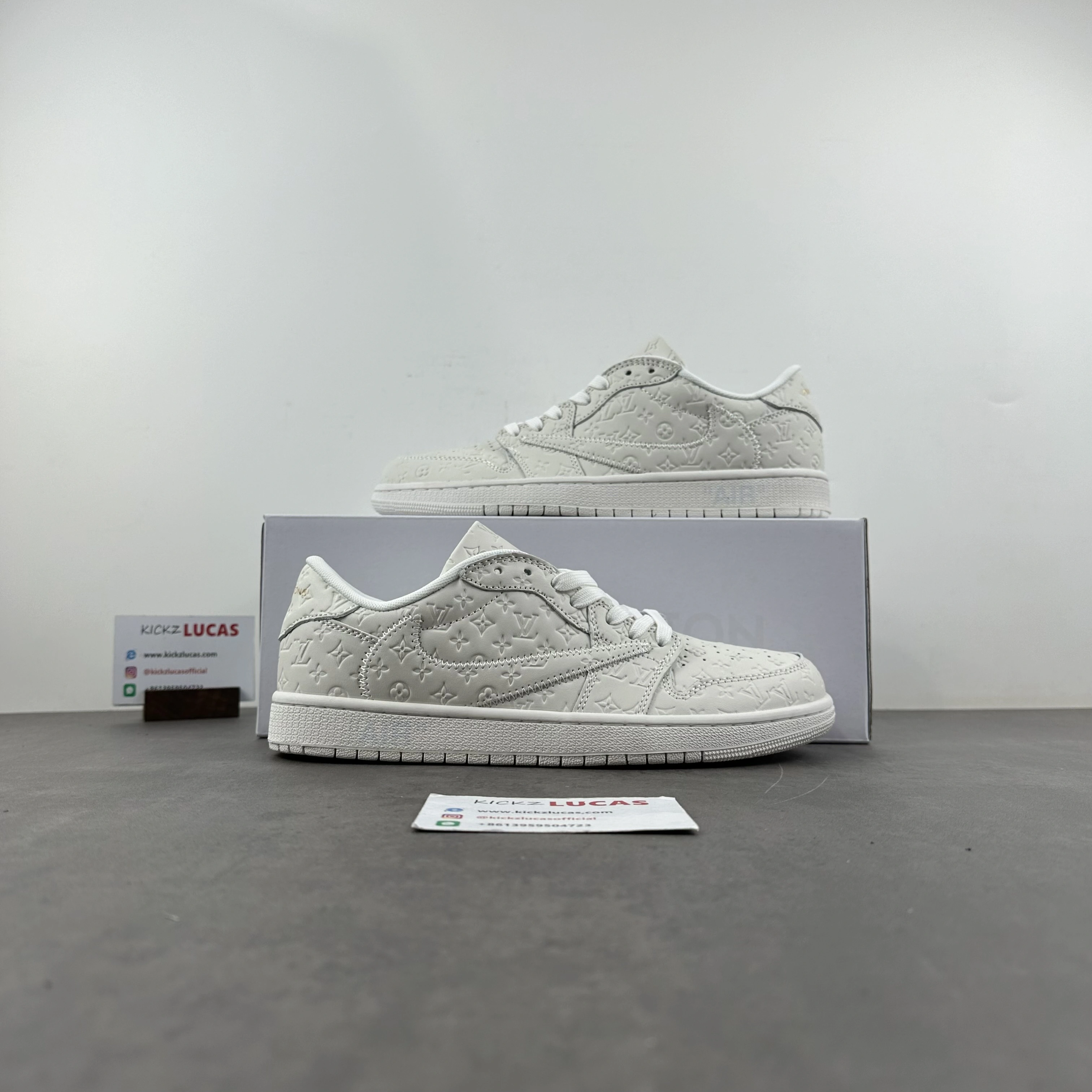 OFF-WHITE x Travis Scott x Air Jordan 1 L*V White DM7890- Reliable 1418