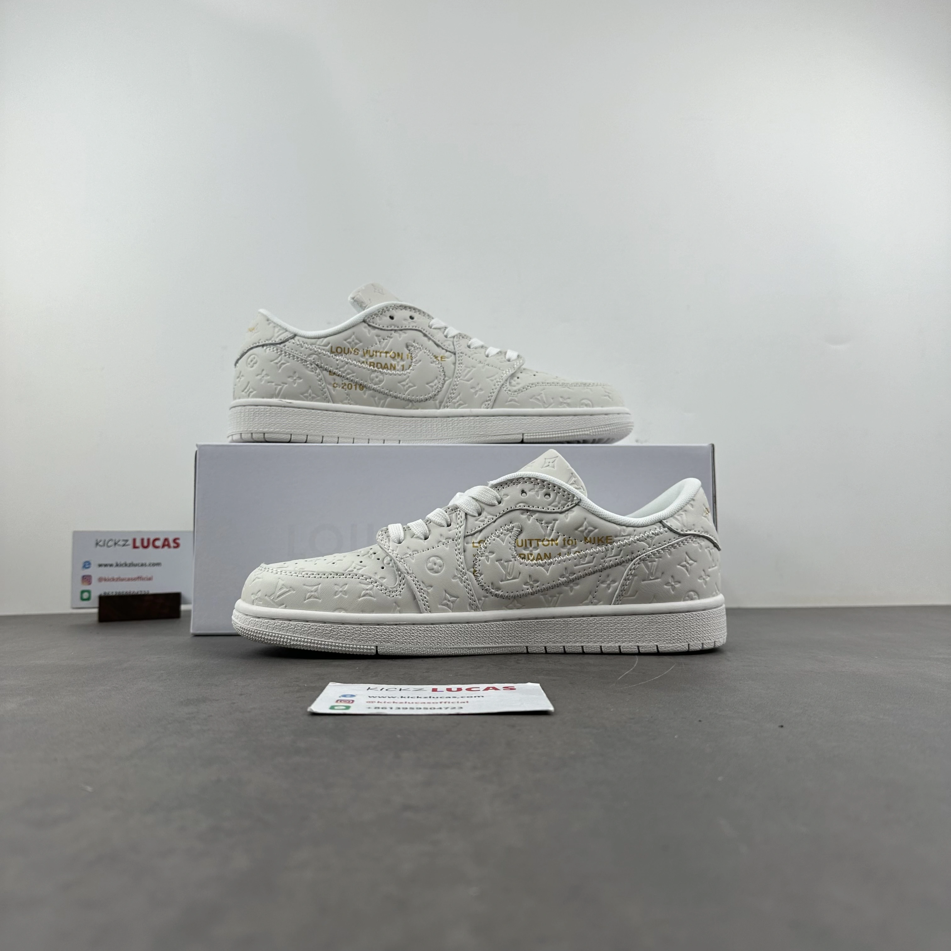 OFF-WHITE x Travis Scott x Air Jordan 1 L*V White DM7890- Reliable 1418
