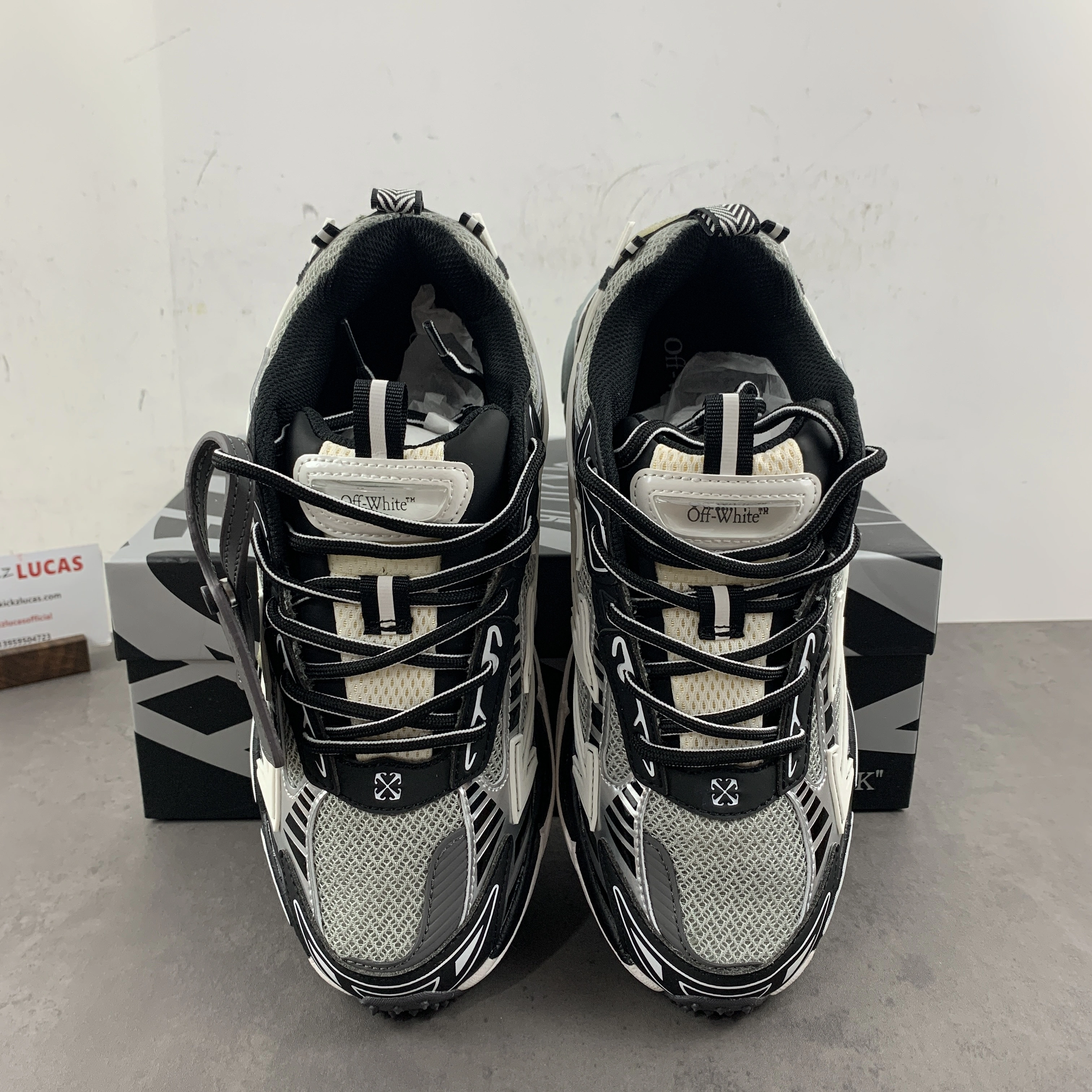 O*ff W*hite Low Tops Sneakers MK 20240510- Breathable 5438