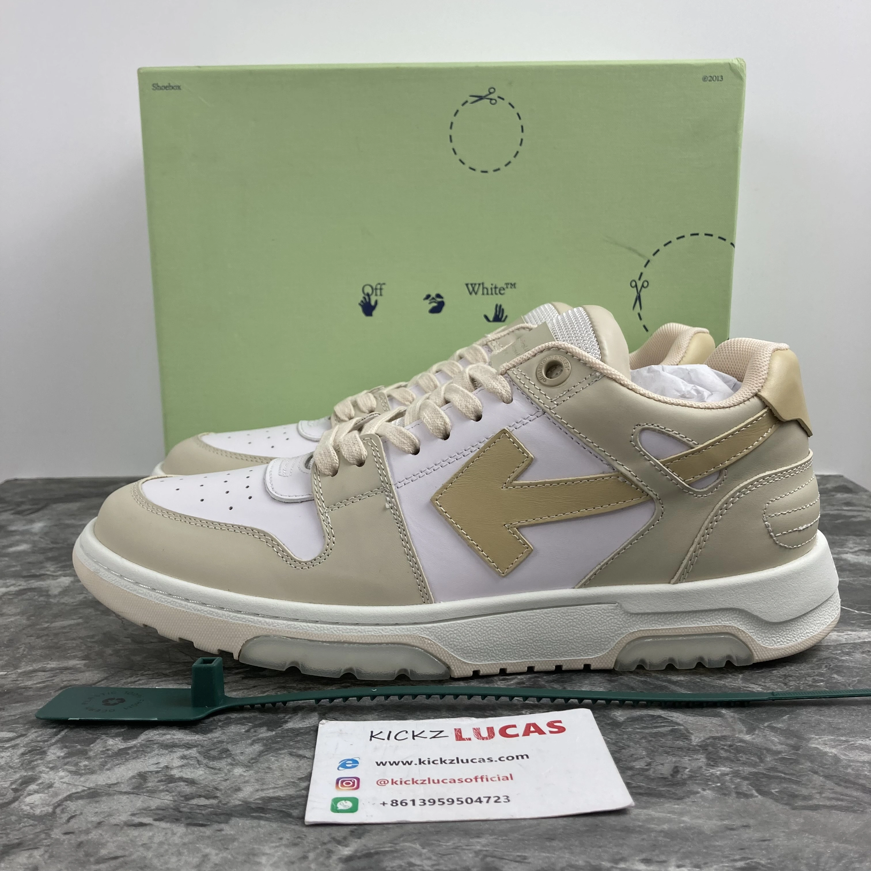 Unisex O*ff W*hite Out Of Office OOO Low Tops CL230418- 5518