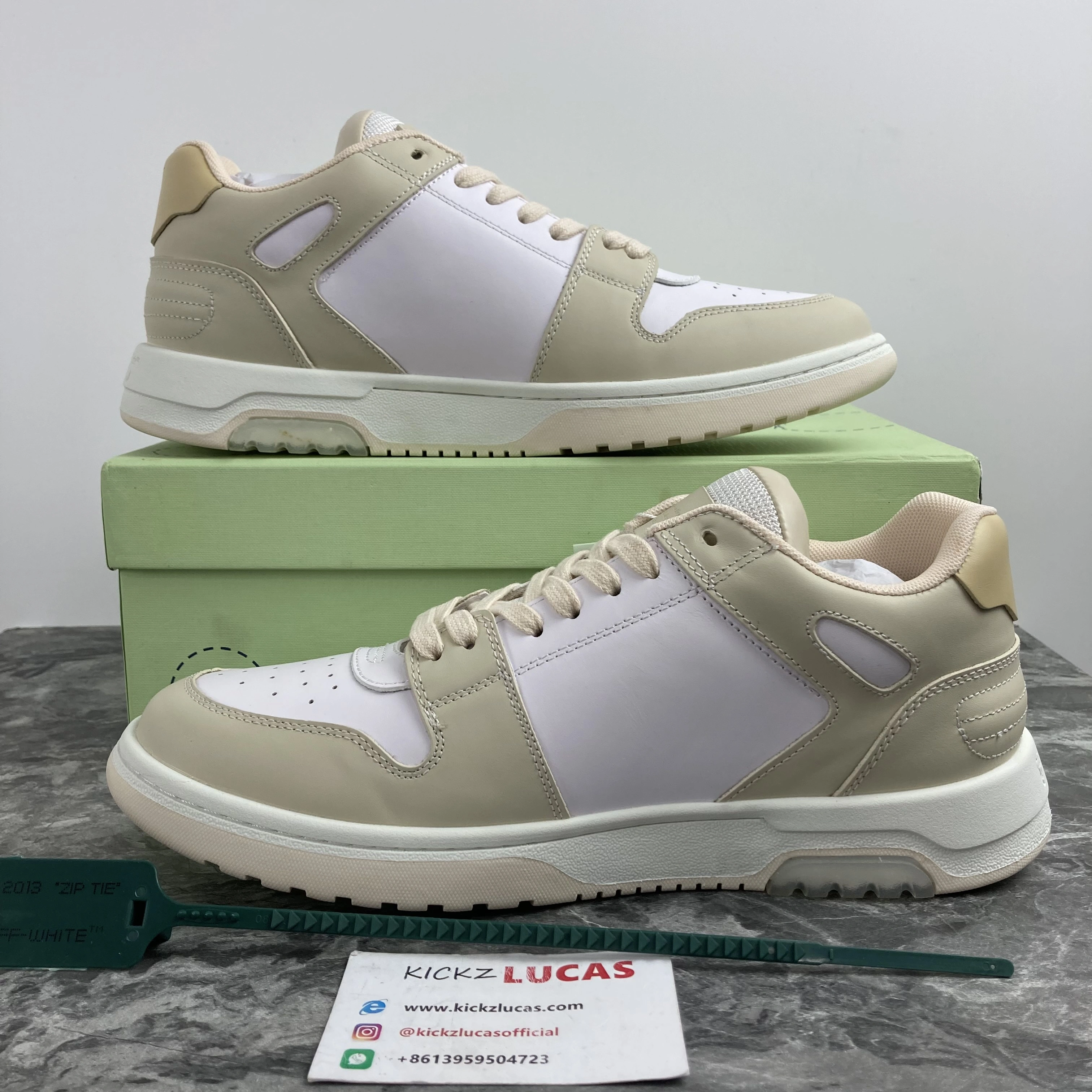 Unisex O*ff W*hite Out Of Office OOO Low Tops CL230418- 5518