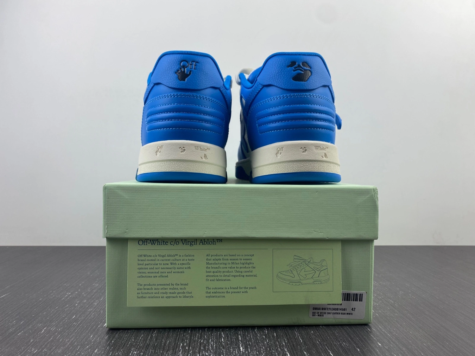GoodFit O*ff W*hite Out Of Office OOO Low Tops MK 20230606 - 5512