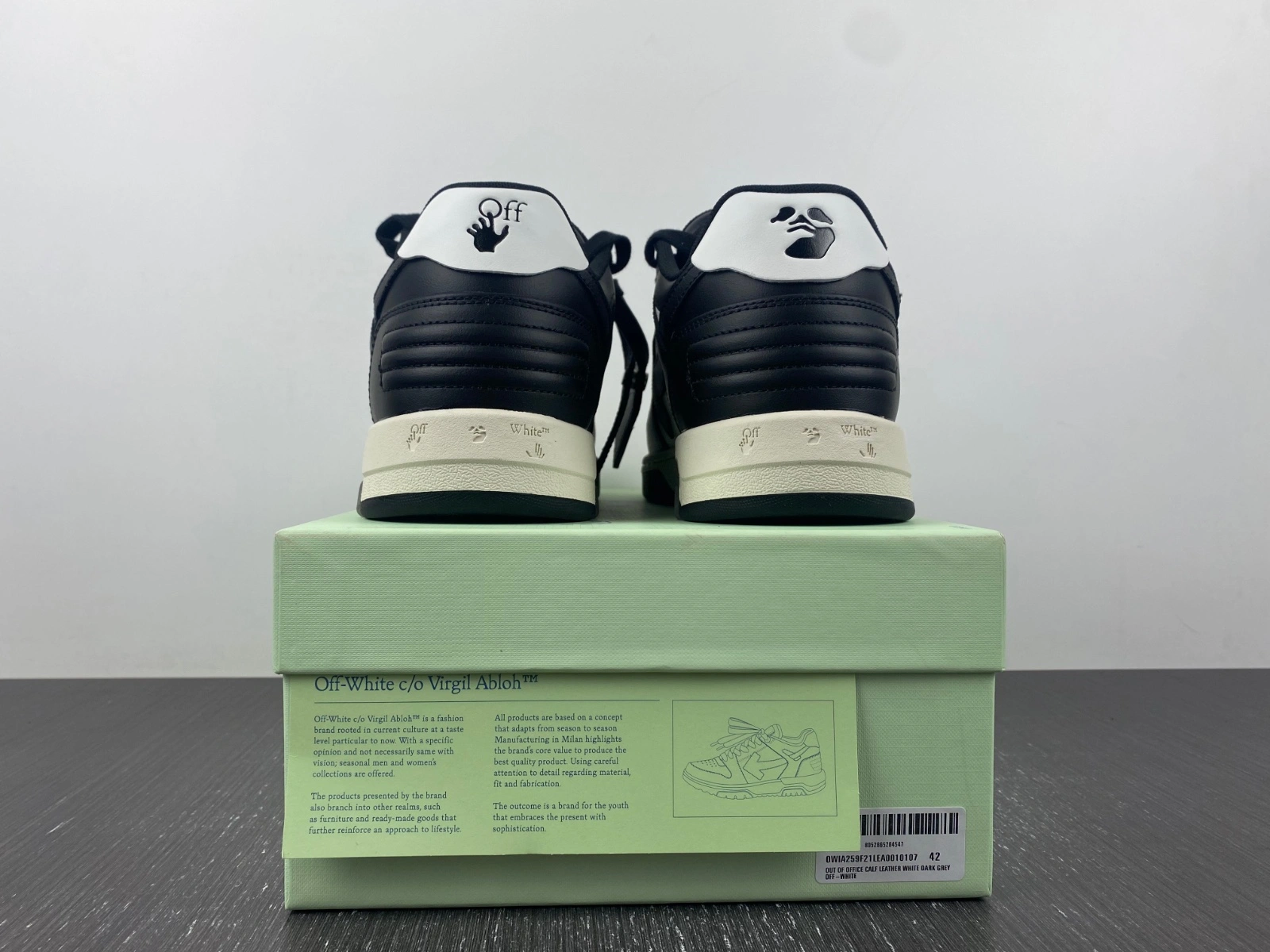 Classic O*ff W*hite Out Of Office OOO Low Tops MK 5484