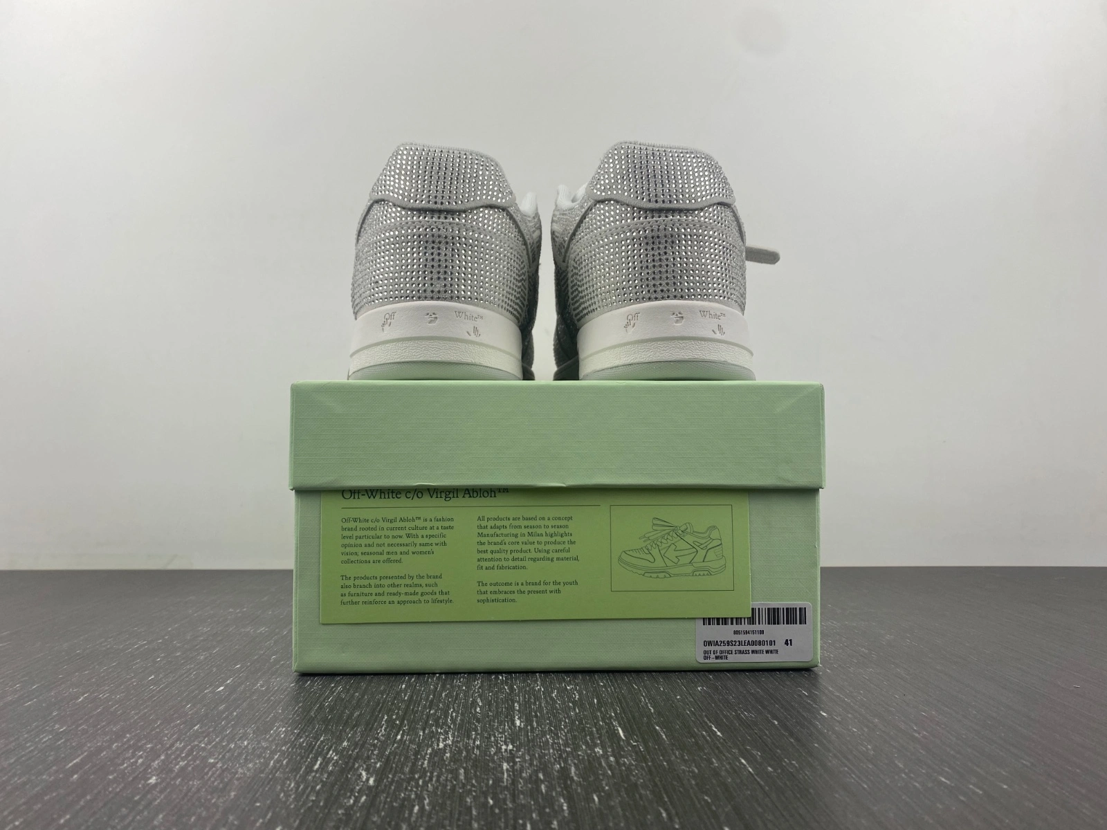 O*ff W*hite Out Of Office OOO Low Tops MK 20231018- Stretchable 5453