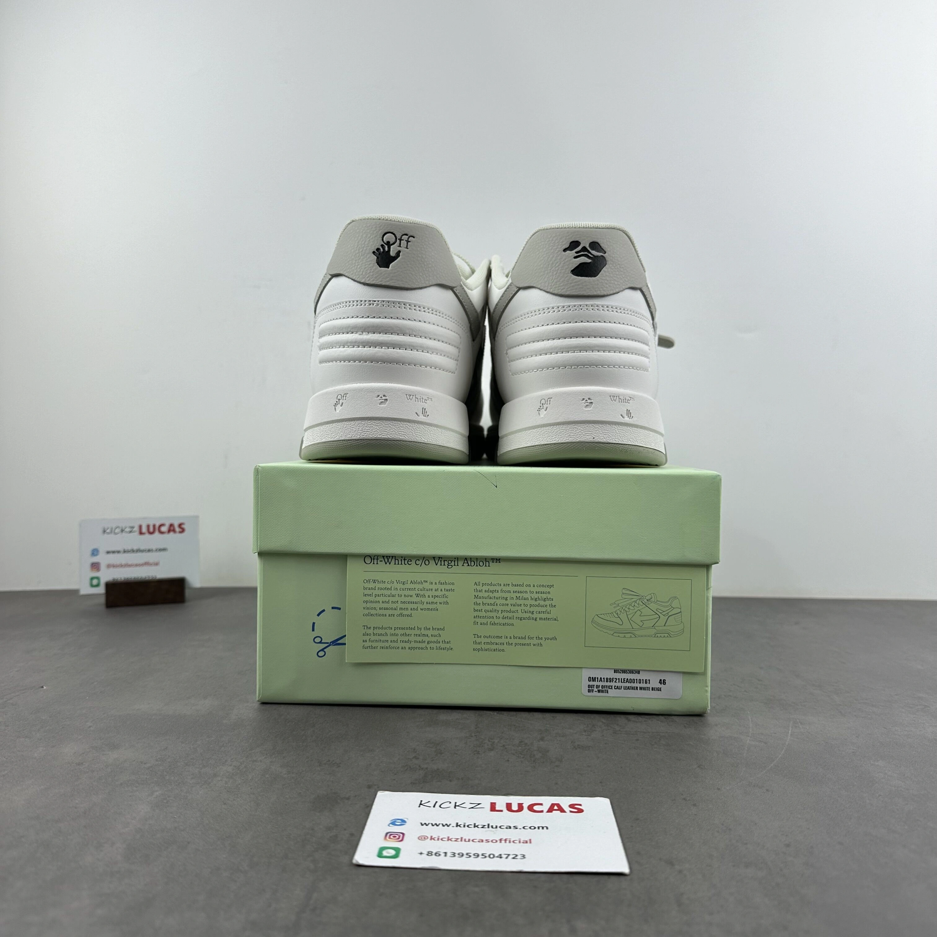 O*ff W*hite Out Of Office OOO Low Tops MK 20231201- Thermal 5450