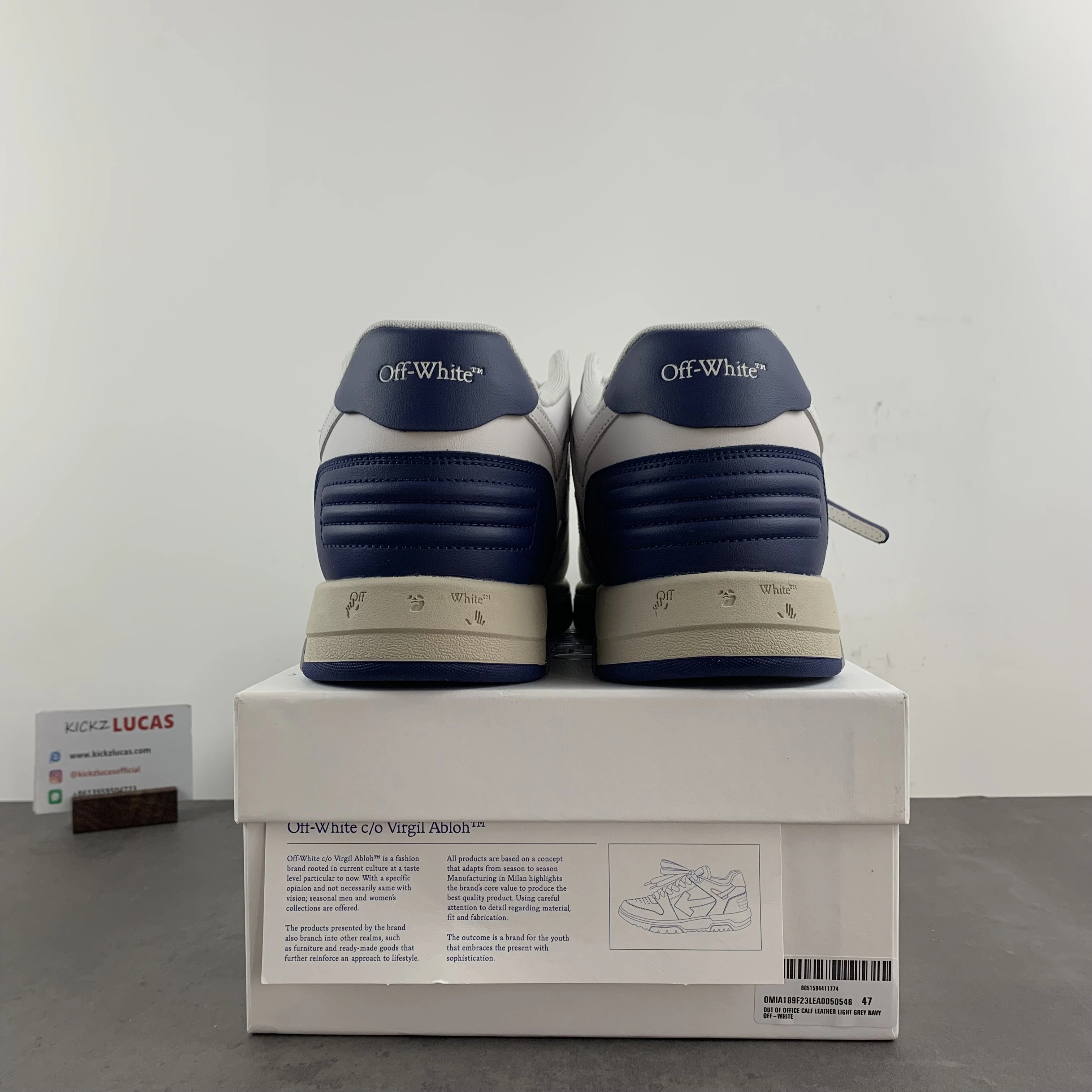 Casual O*ff W*hite Out Of Office OOO Low Tops MK 20240121- 5447
