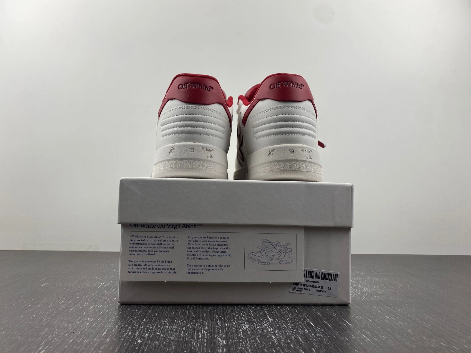O*ff W*hite Out Of Office OOO Low Tops MK 20240130- Trendy 5445