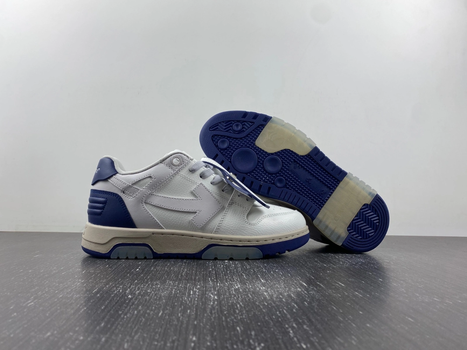 Efficient O*ff W*hite Out Of Office OOO Low Tops MK 20240130- 5446