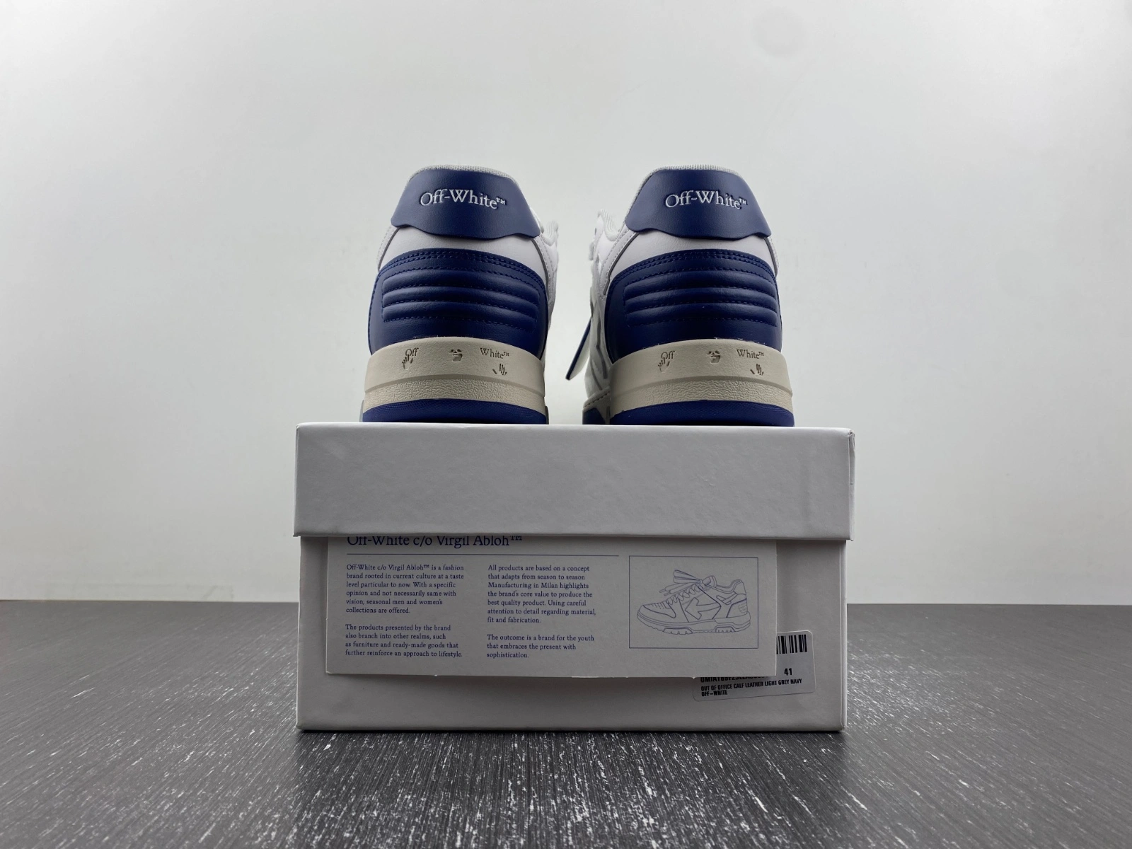 Efficient O*ff W*hite Out Of Office OOO Low Tops MK 20240130- 5446