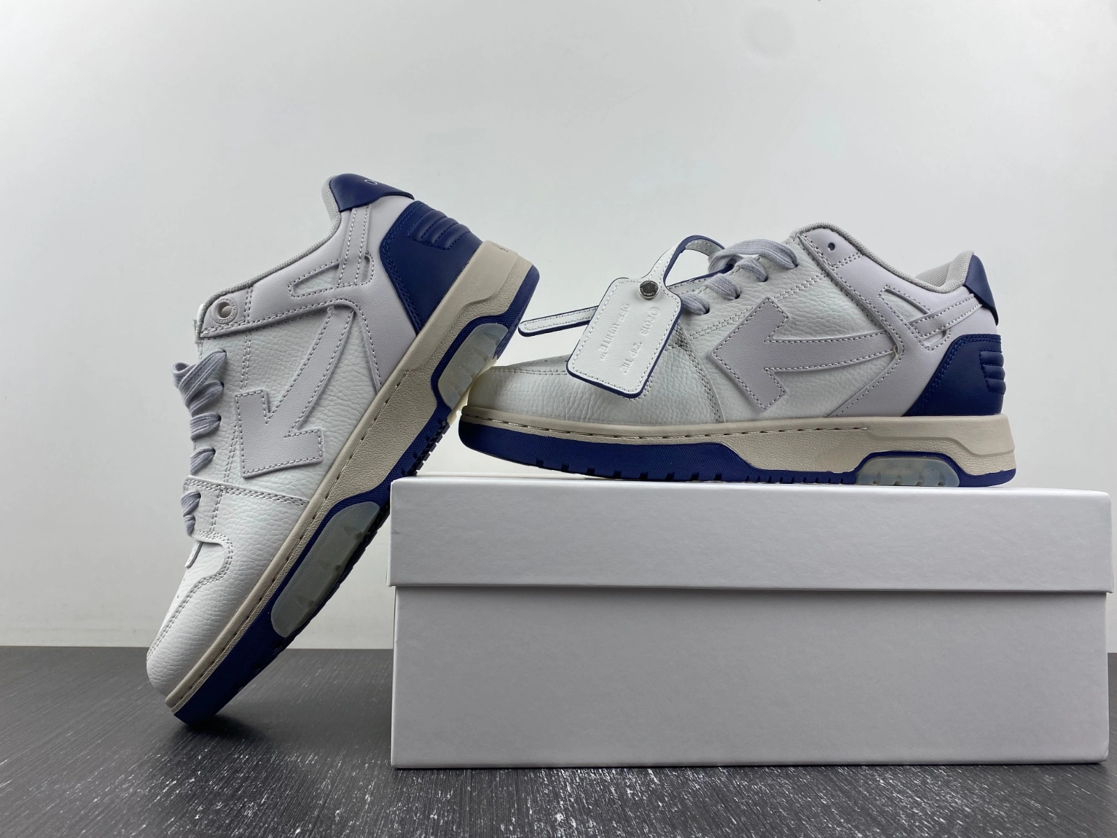 Efficient O*ff W*hite Out Of Office OOO Low Tops MK 20240130- 5446