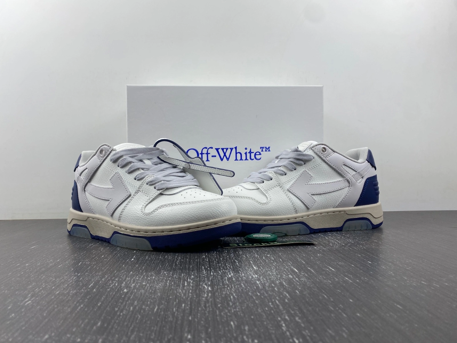 Efficient O*ff W*hite Out Of Office OOO Low Tops MK 20240130- 5446