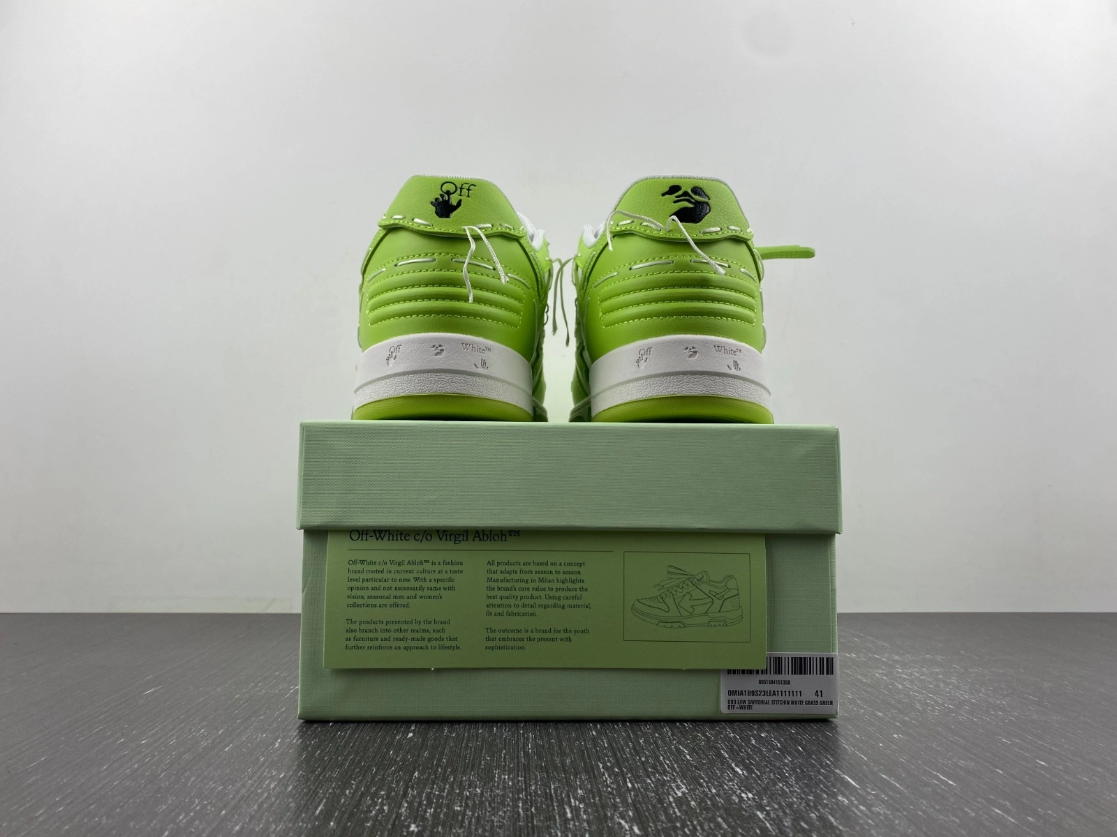 O*ff W*hite Out Of Office OOO Low Tops MK20231016- FashionForward 5457