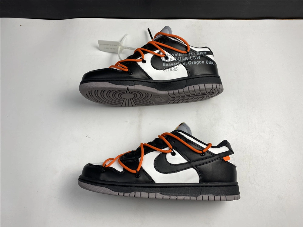 Off-White x Dunk Low Black White CT0856 - Comfortable 608