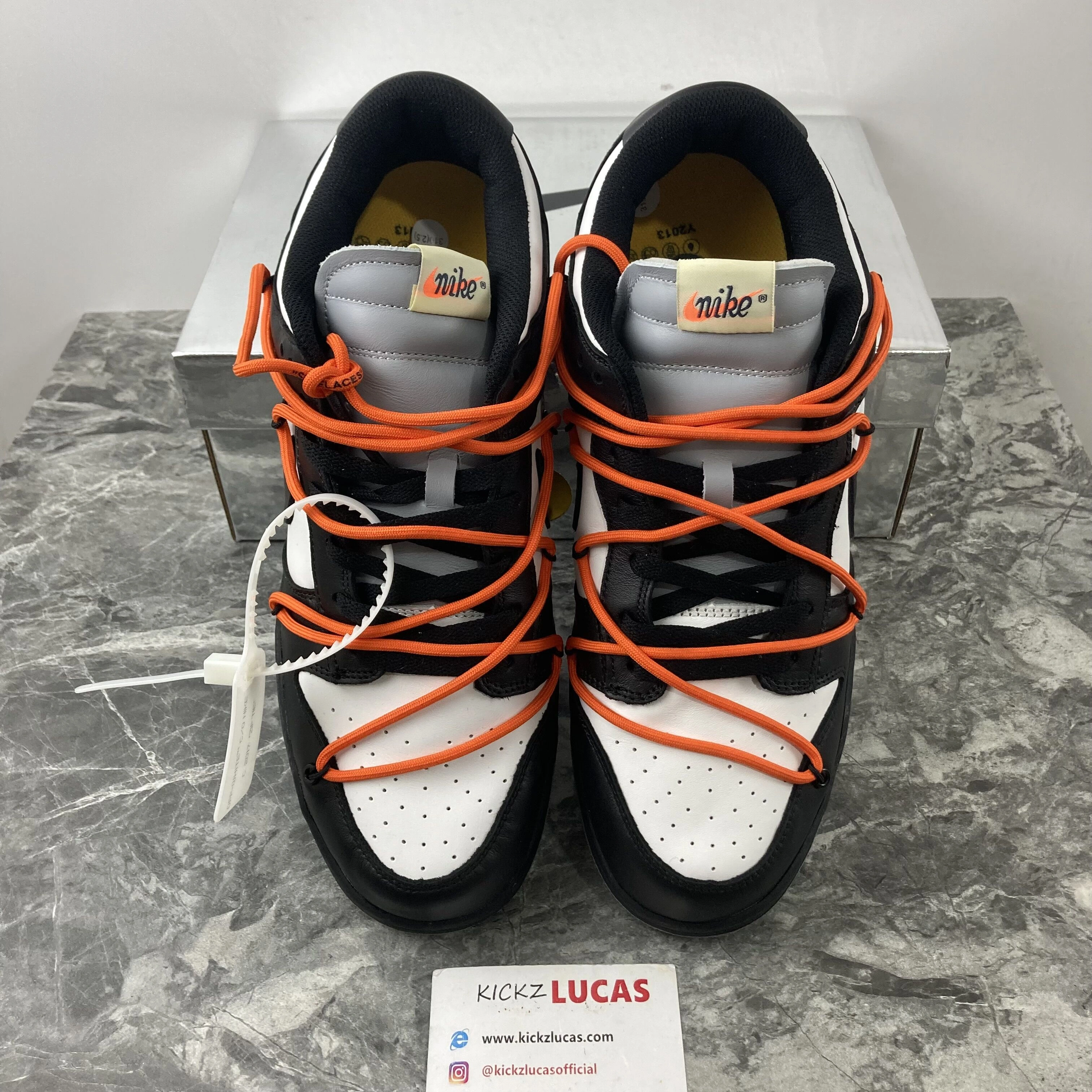 Off-White x Dunk Low Black White CT0856 - Comfortable 608