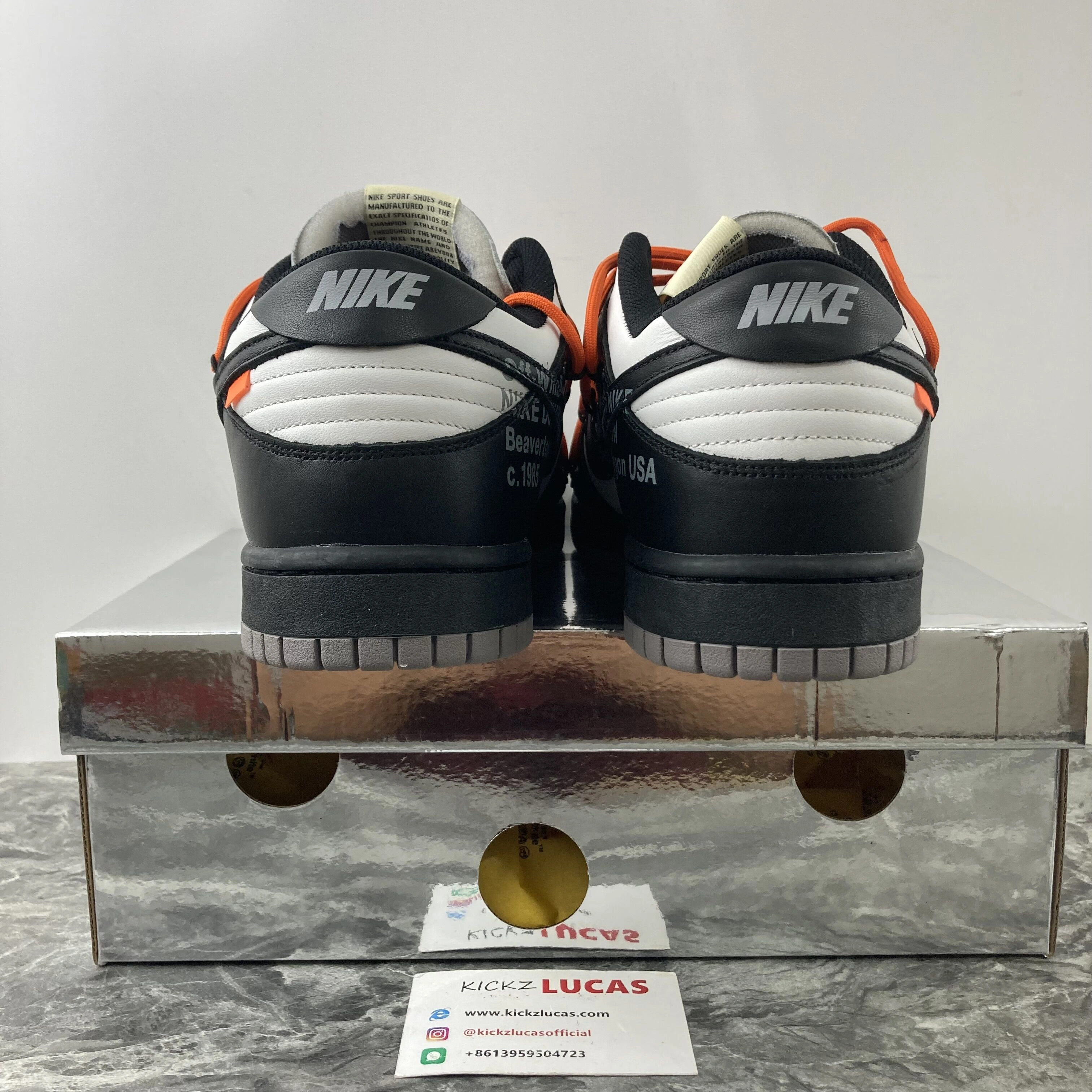 Off-White x Dunk Low Black White CT0856 - Comfortable 608
