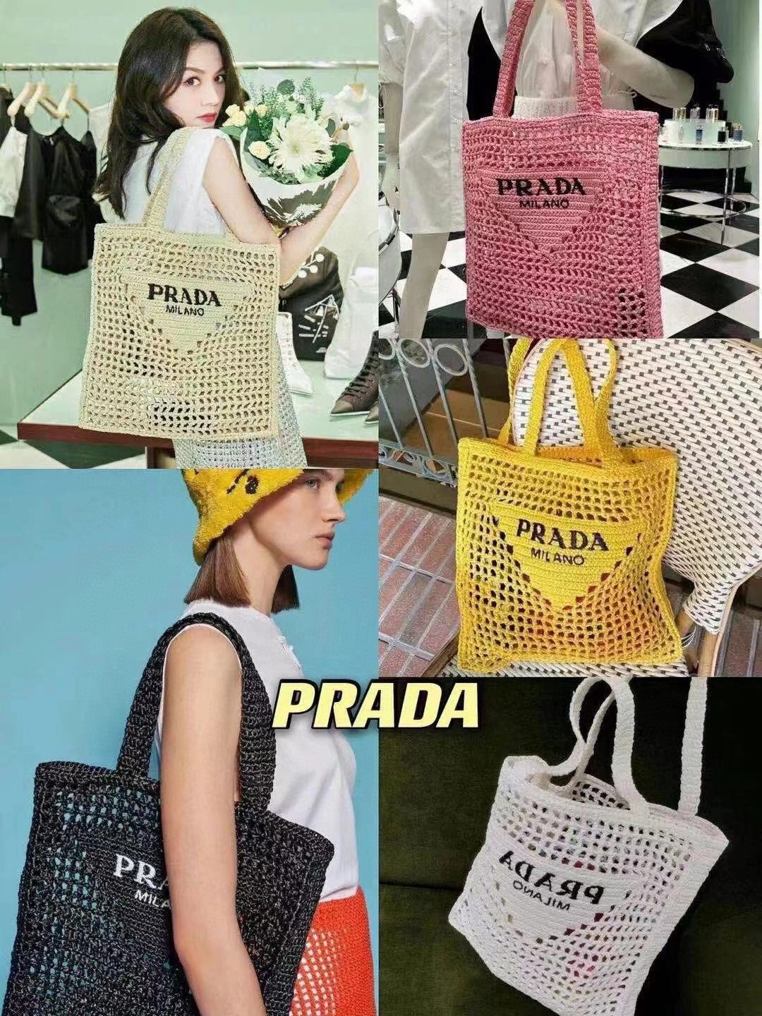 Refined P*rada Bag Top Quality 34*40*4cm 9482