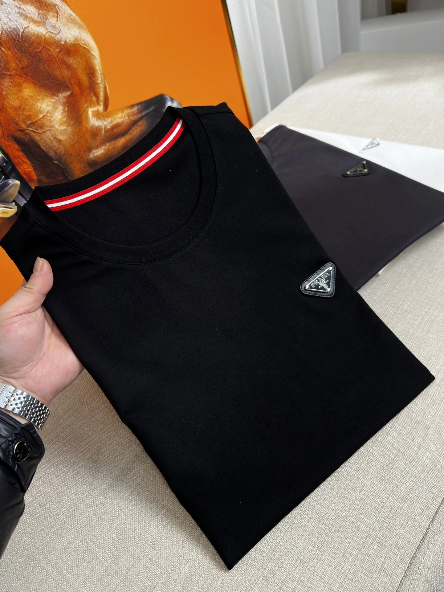 Resilient P*rada T-shirt Top Quality D17 20240322- 13749
