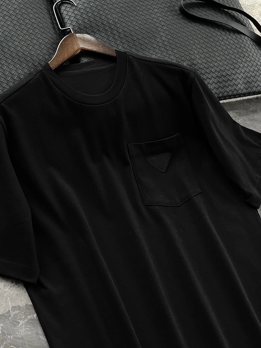 P*rada T-shirt Top Quality D17 20240322- SmoothTexture 13747