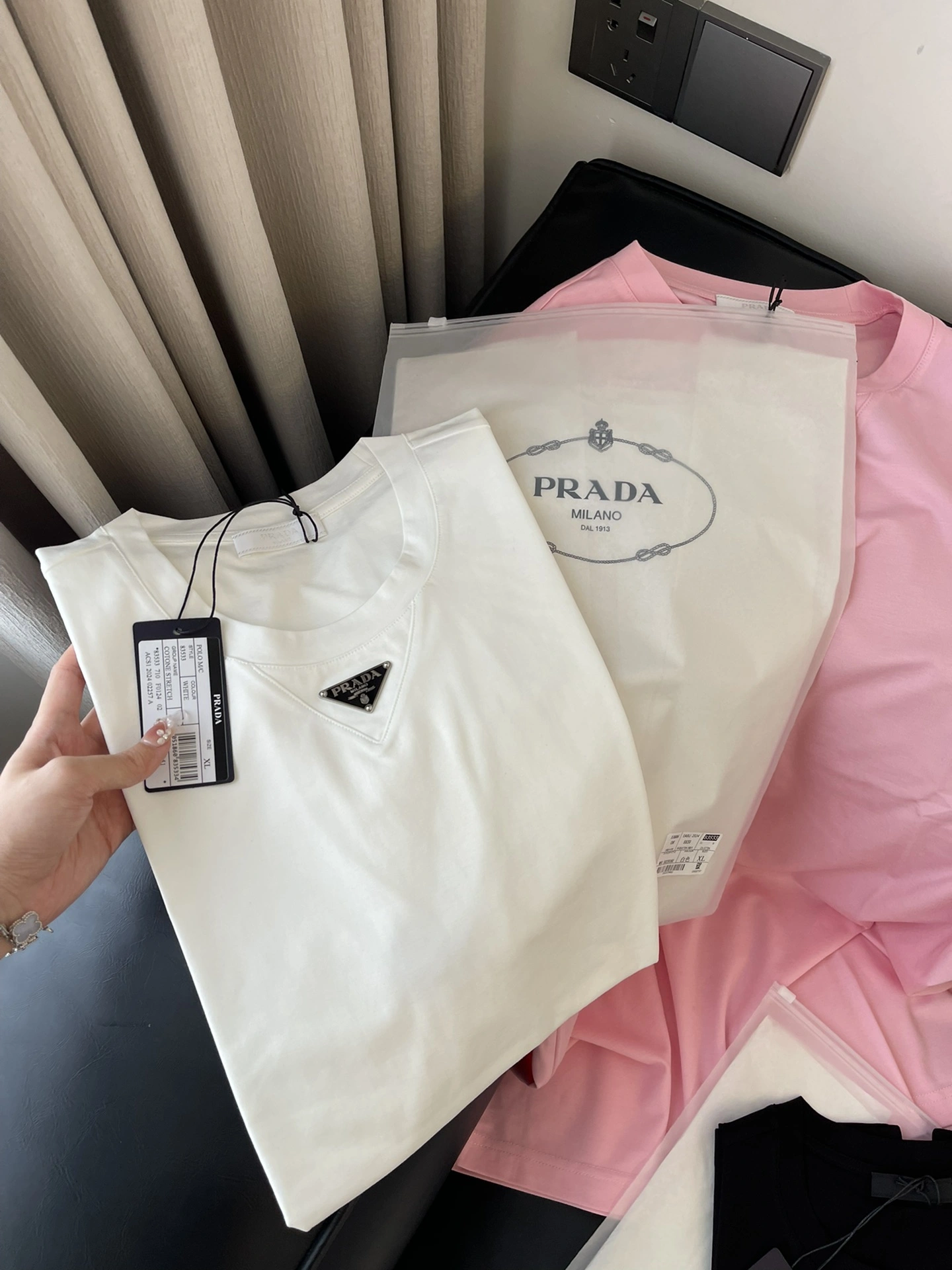 WaterResistant P*rada T-shirt Top Quality D17 20240404- 13691