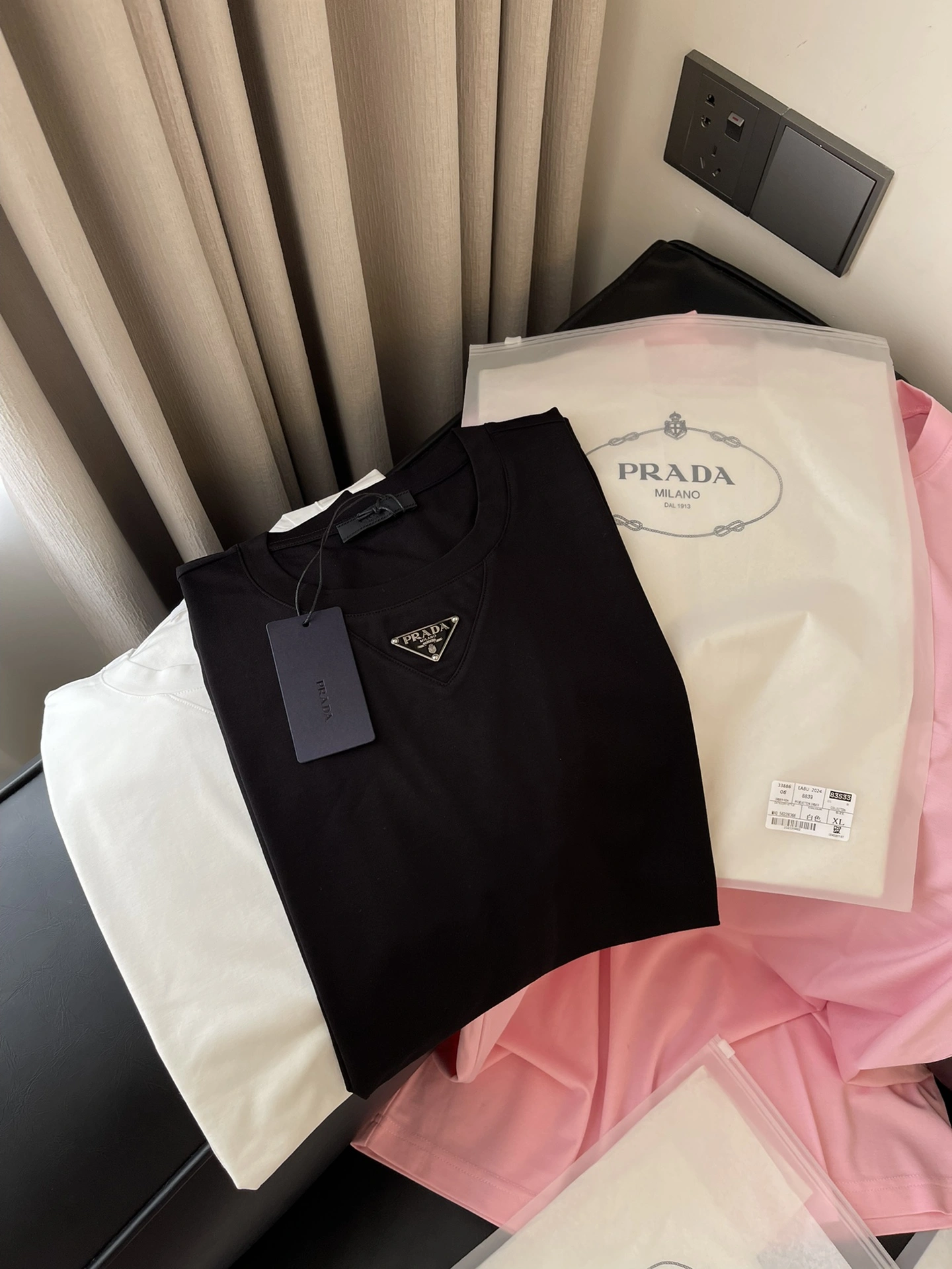 WaterResistant P*rada T-shirt Top Quality D17 20240404- 13691