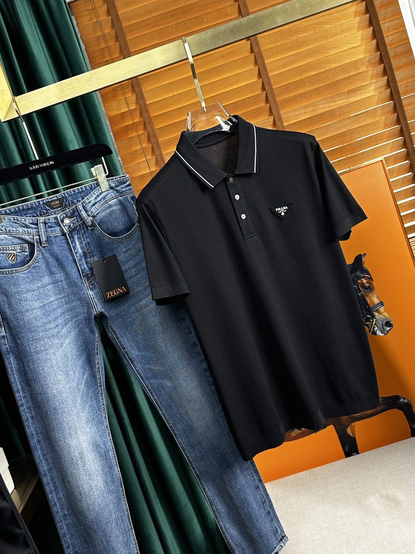 P*rada T-shirt Top Quality D17 20240504- MoistureWicking 13598
