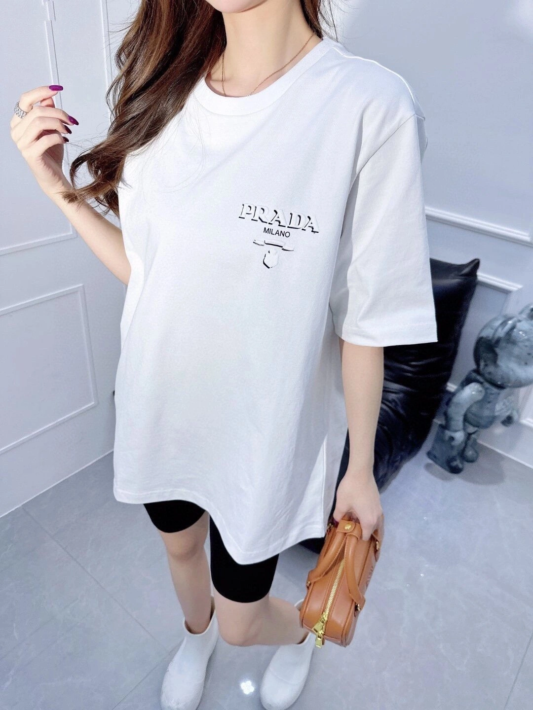Affordable P*rada T-shirt Top Quality D17 20240519- 13534
