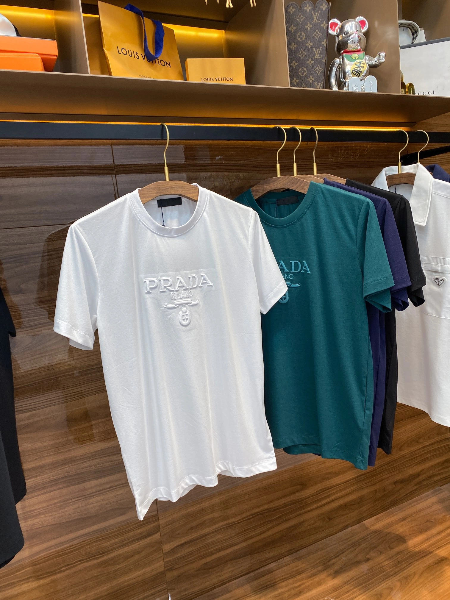 Unisex P*rada T-shirt Top Quality D17 20240526- 13502