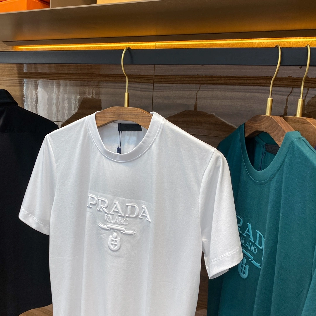 Unisex P*rada T-shirt Top Quality D17 20240526- 13502