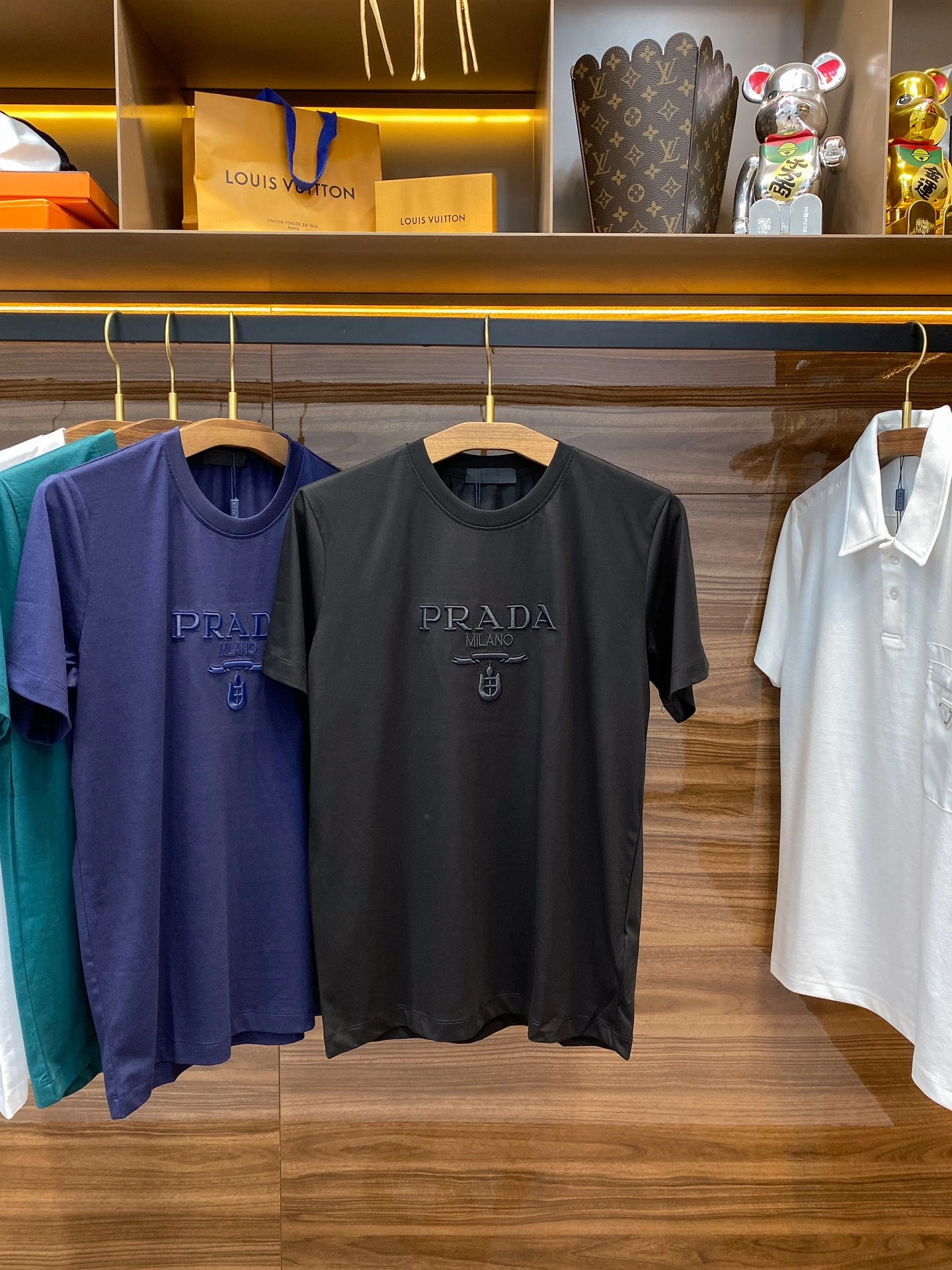 Unisex P*rada T-shirt Top Quality D17 20240526- 13502