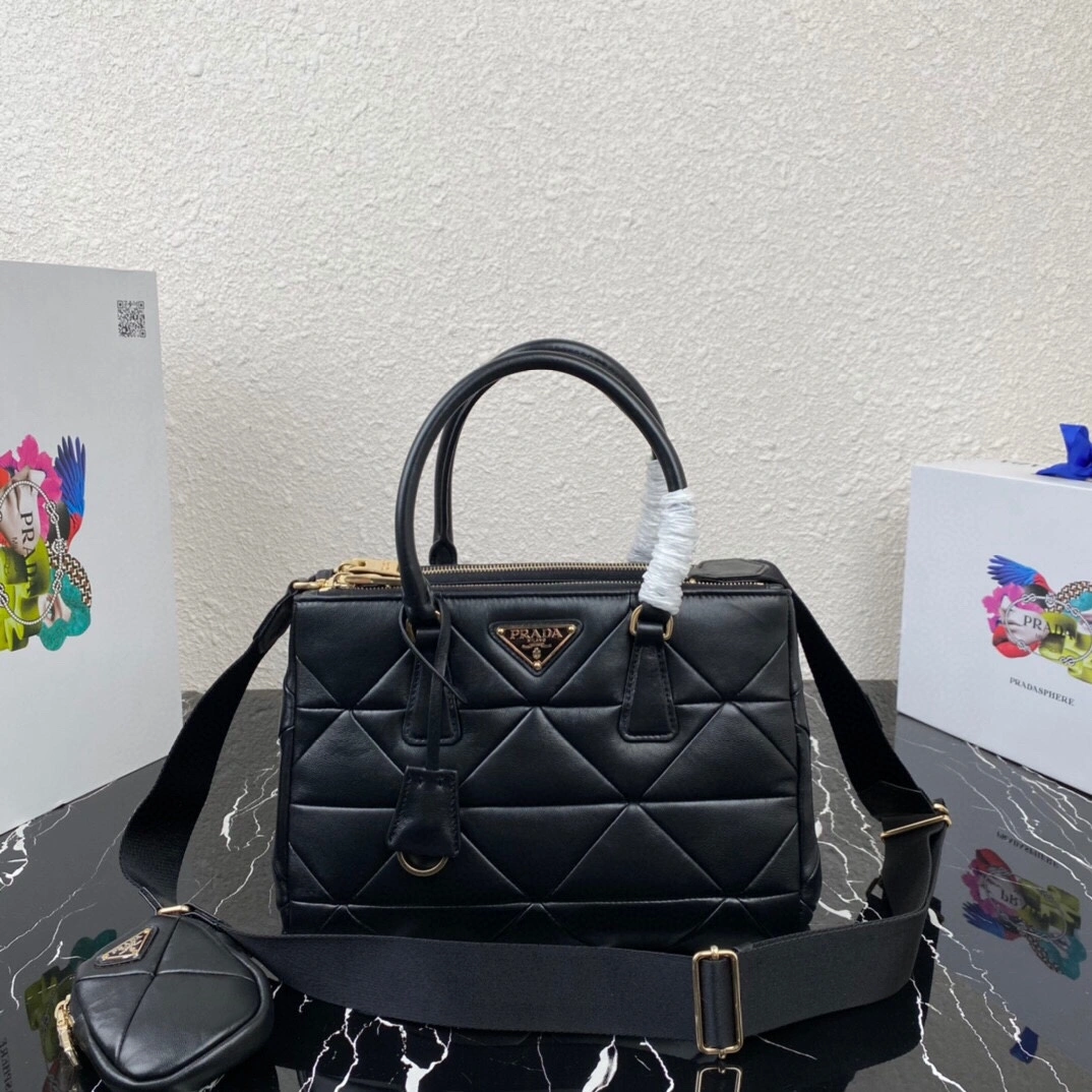 P*rada Top Bag 28×20×12cm Lightweight 9559