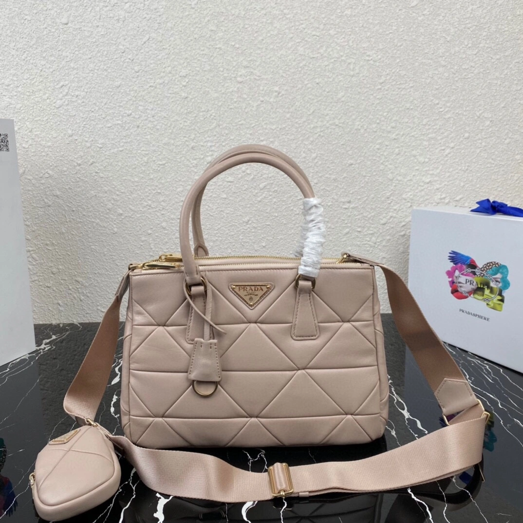 P*rada Top Bag 28×20×12cm Lightweight 9559