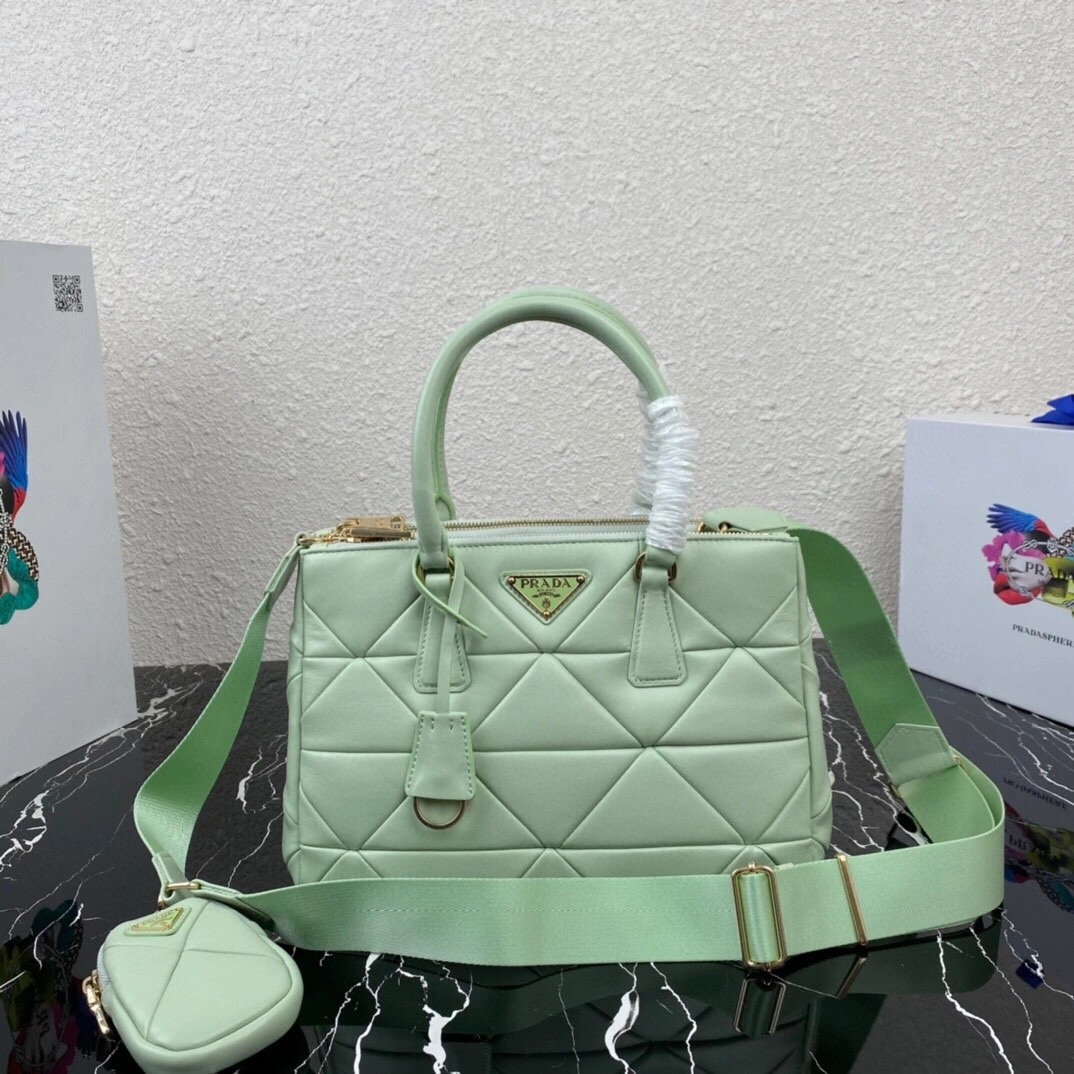 P*rada Top Bag 28×20×12cm Lightweight 9559