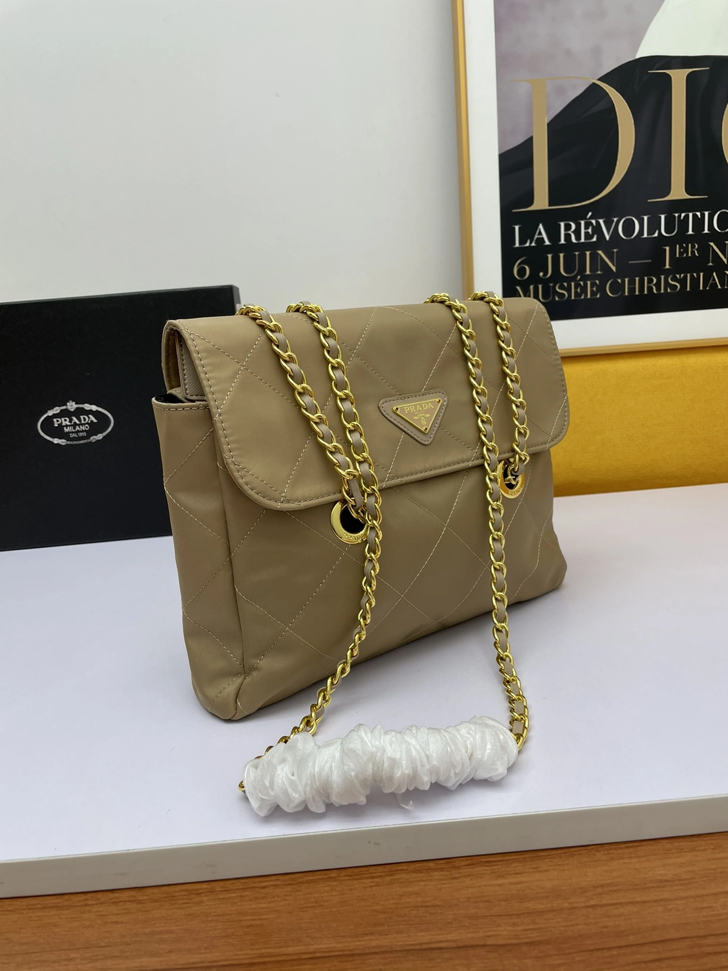 P*rada Top Bag 29*23*6cm Effortless 9494