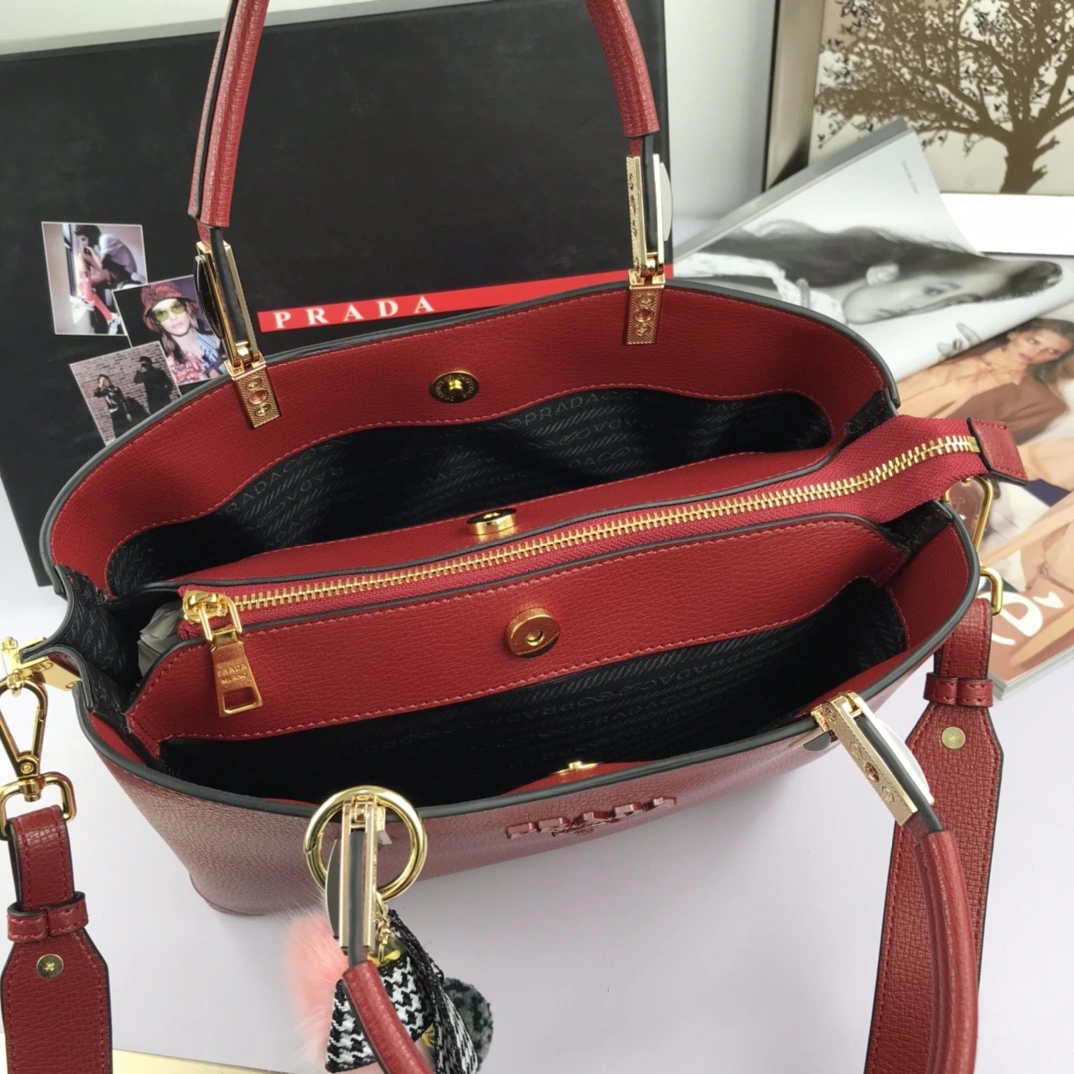 Refined P*rada Top Bag 30*22*12cm 9504