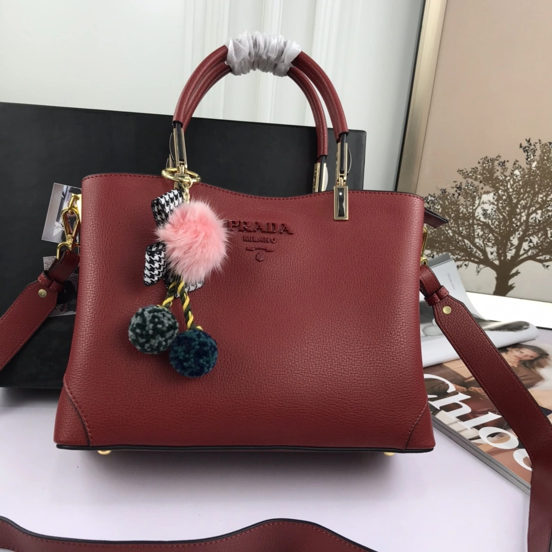 Refined P*rada Top Bag 30*22*12cm 9504