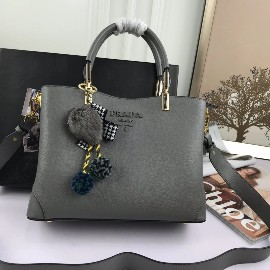 P*rada Top Bag 30*22*12cm Affordable 9502