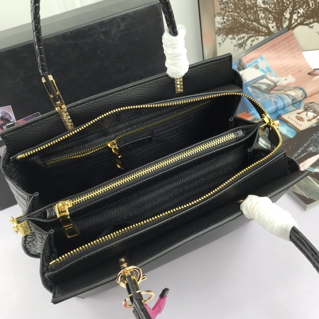 Elegant P*rada Top Bag 30*23*13cm 9509